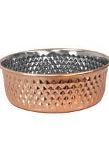 Arjan Arjan Diagonal Diamond Copper Bowl 13cm