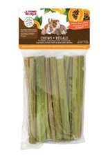 Living World Small Animal Chews - Papaya Stalk Sticks - 10 pieces