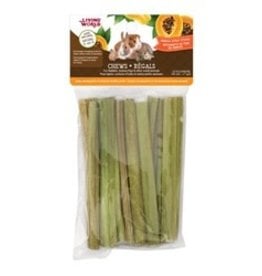 Living World Small Animal Chews - Papaya Stalk Sticks - 10 pieces