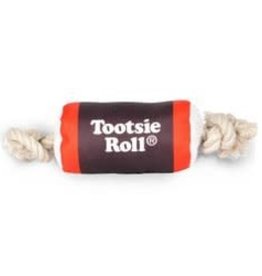 Our Pets Tootsie Roll Plush Dog Toy