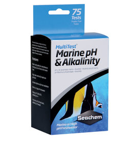 Seachem MultiTest - Marine pH/Alkalinity - 75 Tests