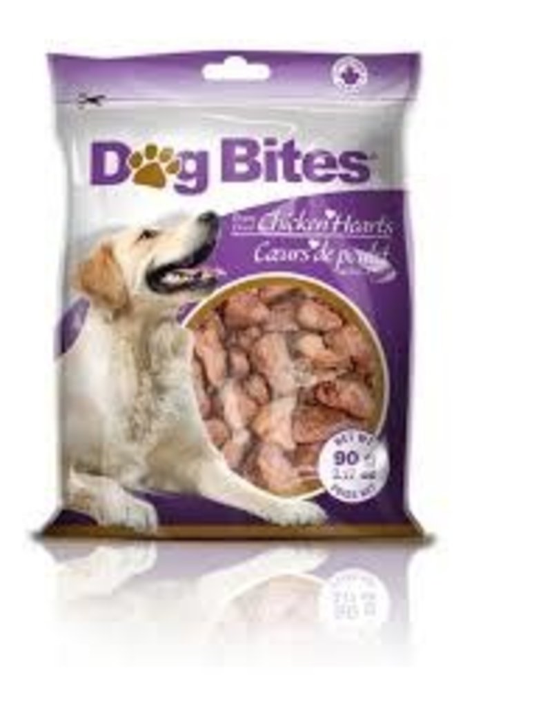 Dog Bites Dog Bites® Freeze Dried Chicken Hearts For Dogs-90G