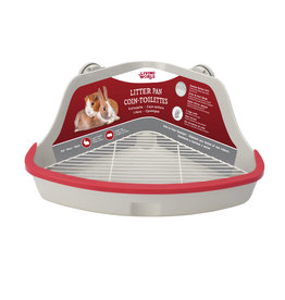 Living World Small Animal Corner Litter Pan Gray - Small