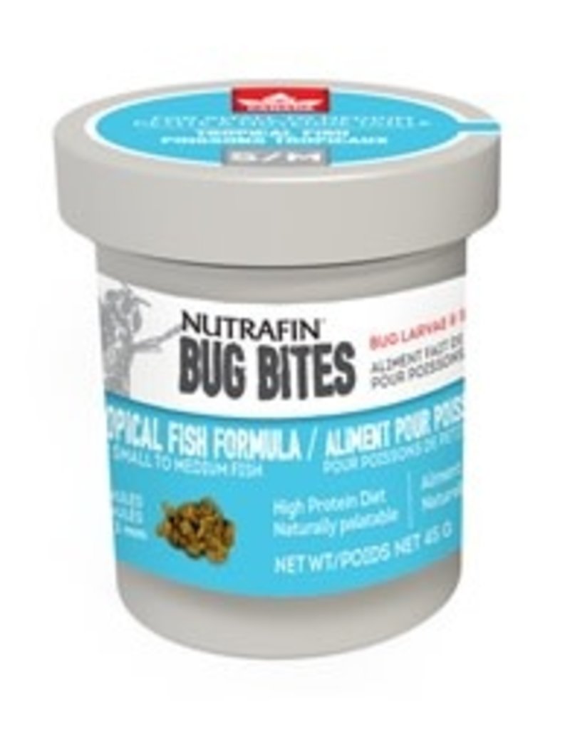 Nutrafin Fluval Bug Bites Tropical Fish Formula Small-Medium - 45g