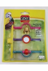riga Riga Bird Toy 3 Perches