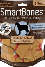 Smart Bones Smart Bones Peanut Butter Small 6 Pack