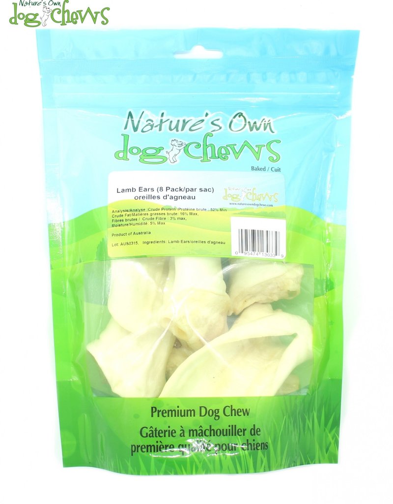 Nature's Own Dog Chews Nature's Own Lamb Ears - 8 pack