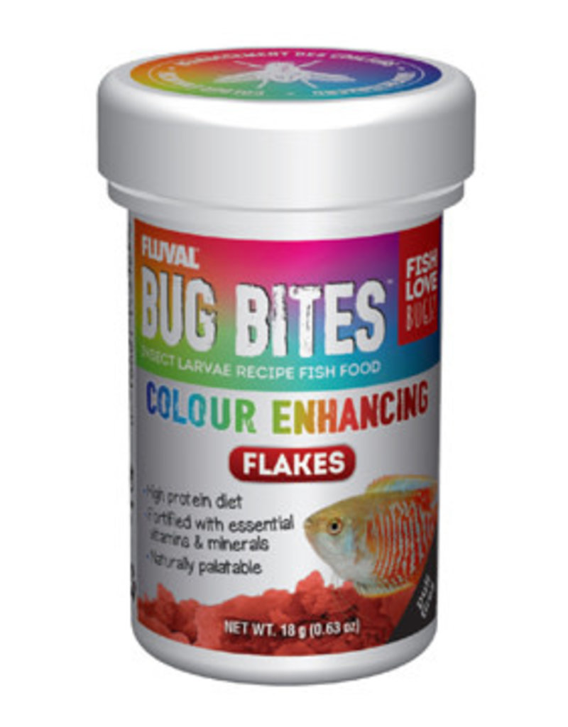 Fluval Bug Bites Colour Enhancing Flakes