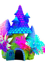 Marina Marina iGlo Ornament - Fantasy House with Plants 8"