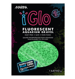 Marina Marina iGlo Aquarium Gravel - Green - 450 g (1 lb)