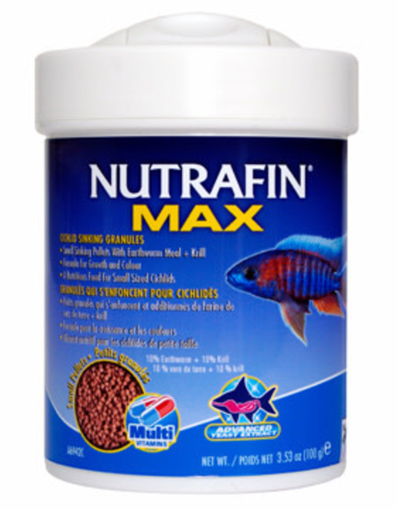 Nutrafin Nutrafin Max Cichild Sinking Granules (Small Pellets) - 100 g (3.53 oz)