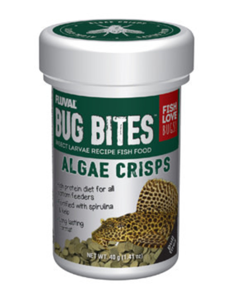 Fluval Fluval Bug Bites Algae Crisps - 40 g