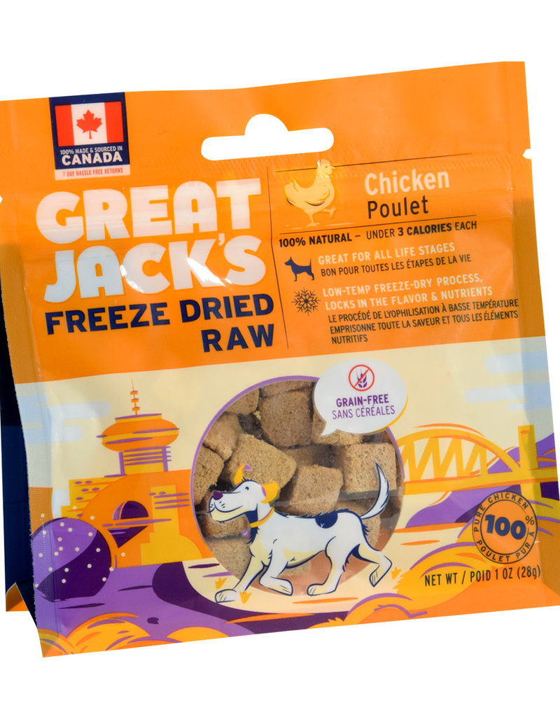 Great Jack's Great Jack's Freeze Dried Raw Treats - Chicken - 1 oz