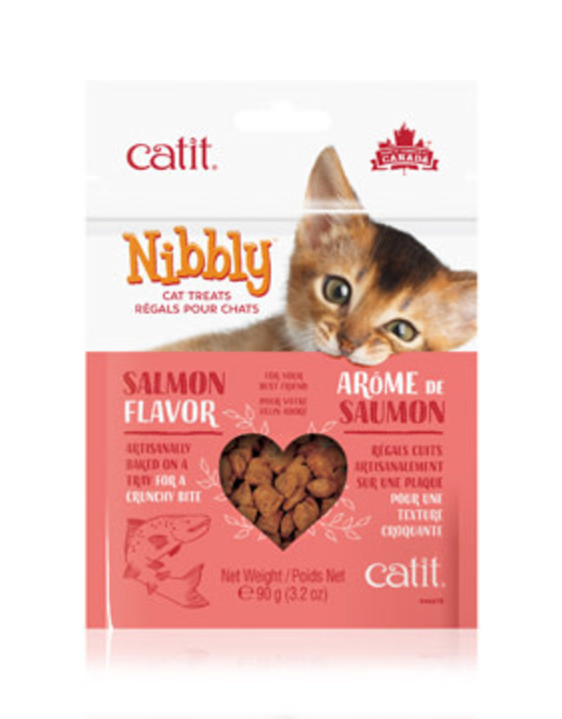Catit Catit Nibbly Cat Treats - Salmon Flavour - 90 g