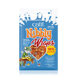 Catit Catit Nibbly Wraps Chicken and Fish Recipe - 30 g