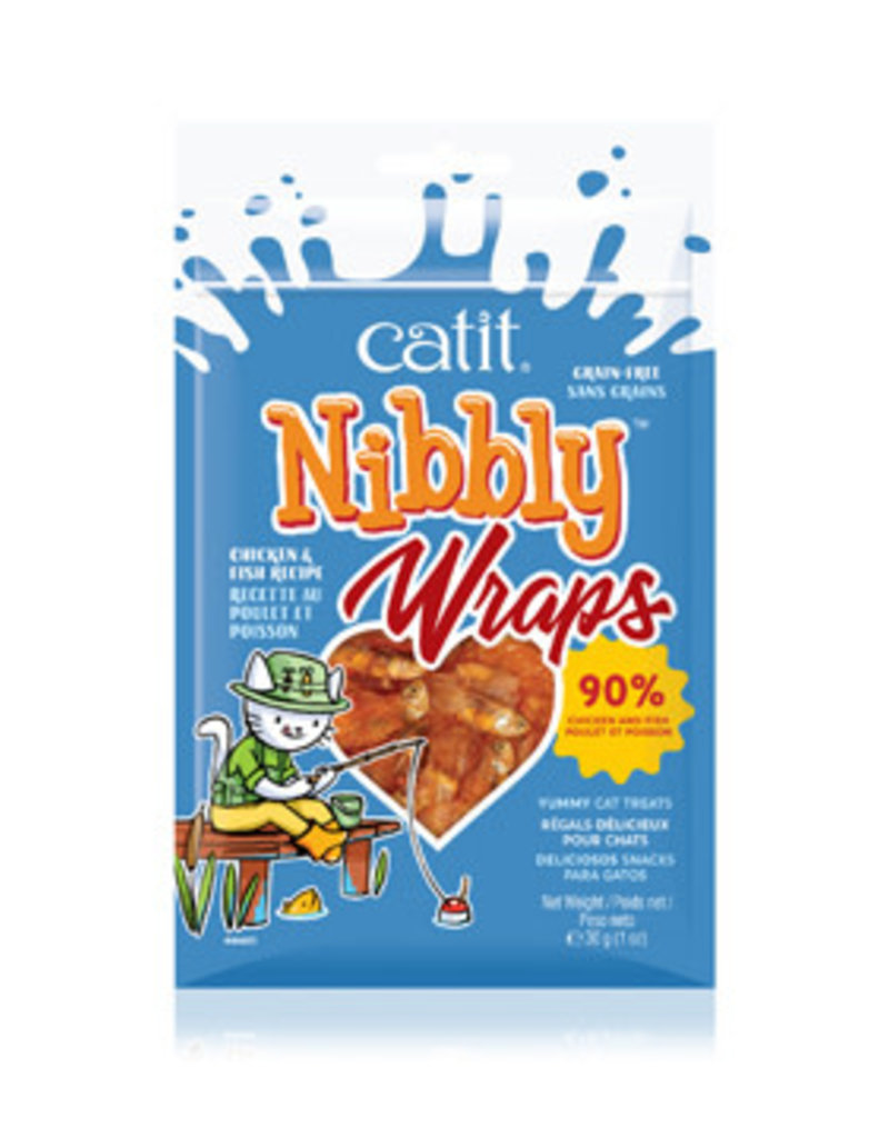 Catit Catit Nibbly Wraps Chicken and Fish Recipe - 30 g
