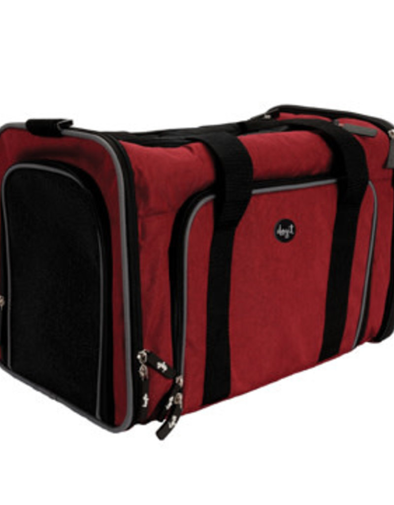 Dogit Dogit Explorer Soft Carrier Expandable Carry Bag - Burgundy