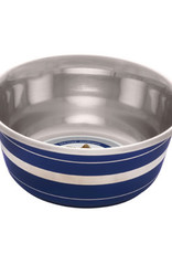 Dogit Dogit Stainless Steel Non-Skid Dog Bowl - Blue Striped - 350 ml (11.8 fl.oz.)