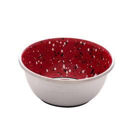 Dogit Dogit Stainless Steel Non-Skid Dog Bowl - Red Speckle - 500 ml (17 fl.oz.)
