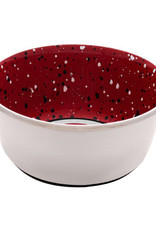 Dogit Dogit Stainless Steel Non-Skid Dog Bowl - Red Speckle - 950 ml (32 fl.oz.)