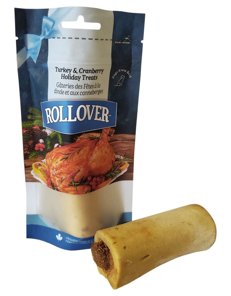 Rollover Rollover Stuffed Bone - Turkey and Cranberry