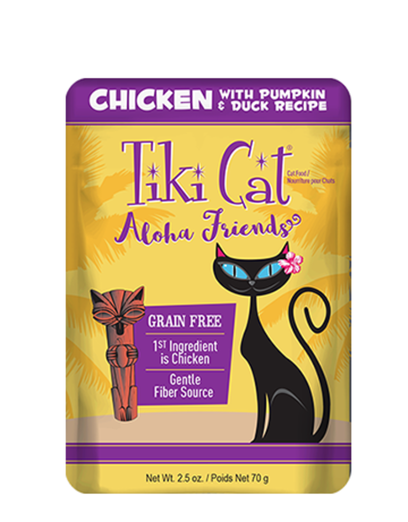 tiki Tiki Cat Aloha Friends Chicken with Pumpkin & Duck Recipe 2.5oz