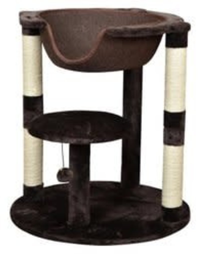 Bud-z Two Level Cat Tree with Suspended Bed Brown 66x66x73cm