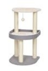 Bud-z Cat Tree Elbert with Two Floors Grey & White 48x48x85cm