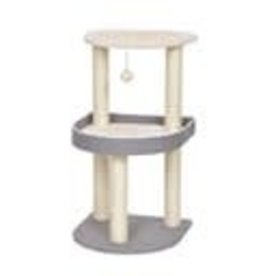 Bud-z Cat Tree Elbert with Two Floors Grey & White 48x48x85cm