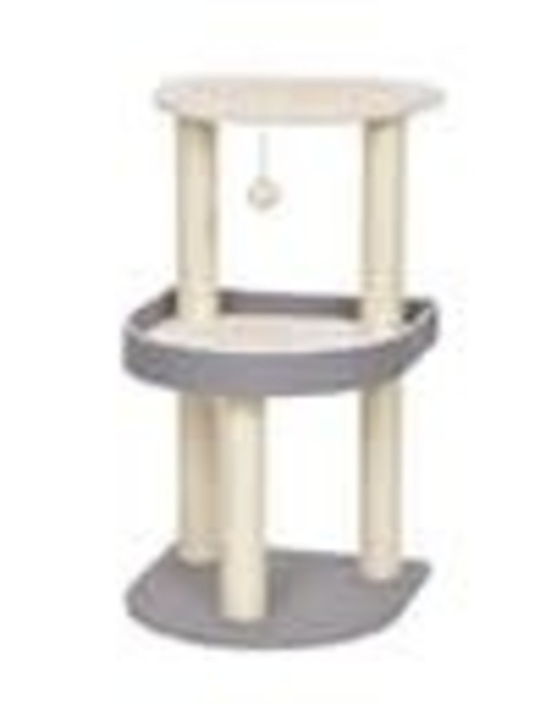 Bud-z Cat Tree Elbert with Two Floors Grey & White 48x48x85cm