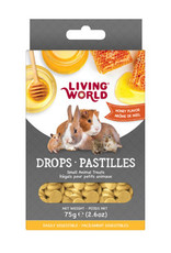Living World Small Animal Drops Honey Flavour - 75g