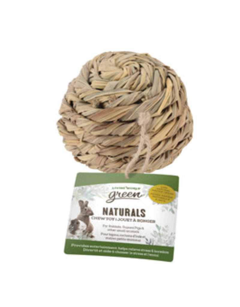 Living World Green Naturals Chew Toy - Ball