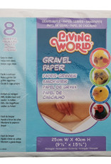 Living World Gravel Paper - Medium - 8 pack