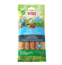 Living World Budgie Sticks - Honey Flavour - 5 pack