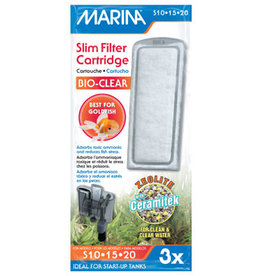 Marina Marina Slim Filter Cartridge Bio-Clear - 3pk