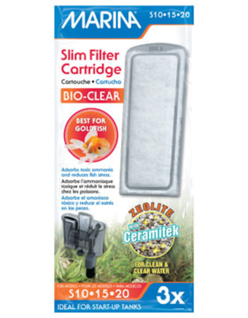 Marina Marina Slim Filter Cartridge Bio-Clear - 3pk