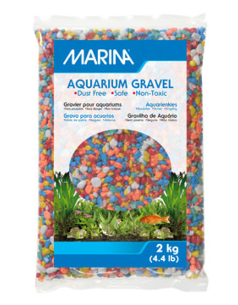 Marina Marina Rainbow Decorative Aquarium Gravel - 2 kg (4.4 lb)
