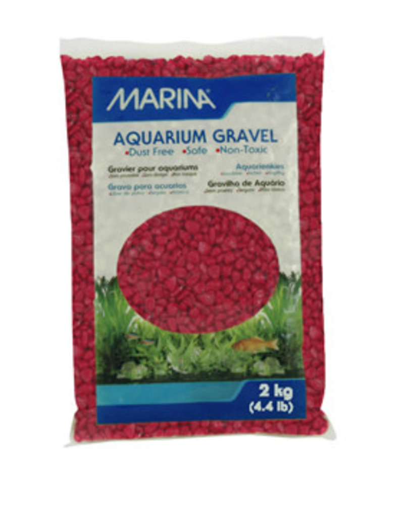 Marina Marina Decorative Aquarium Gravel - Red - 2 kg (4.4 lbs)