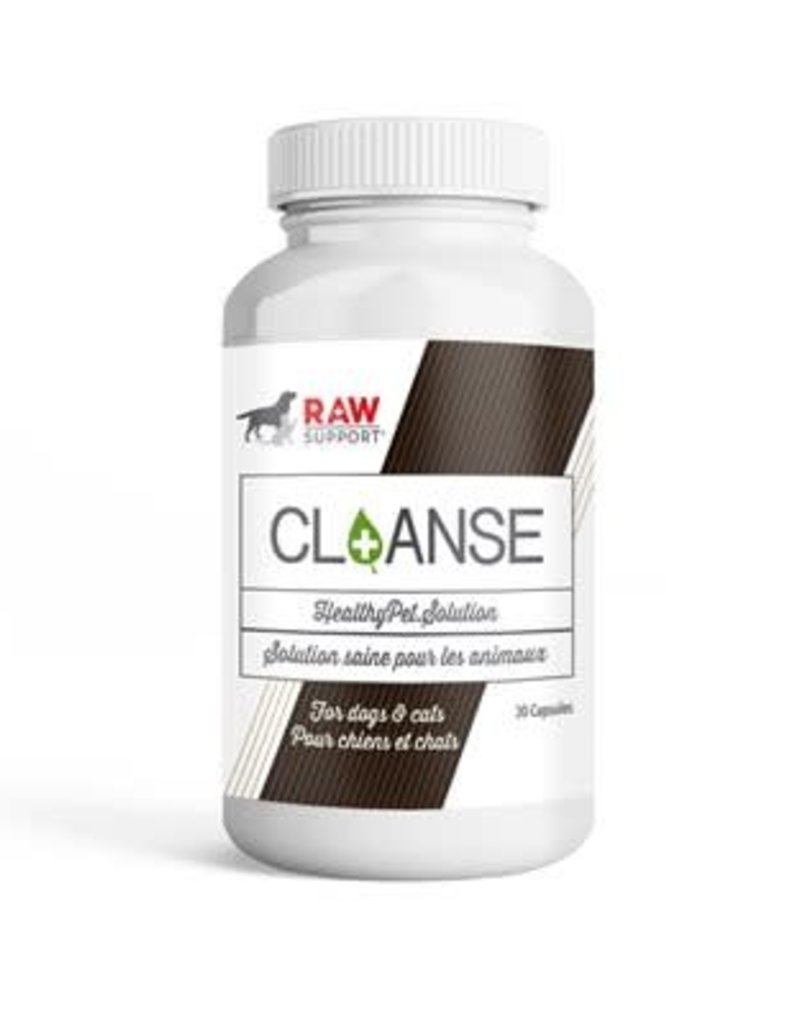 Raw Support Raw Support Cl+anse Natural Supplement 30 Capsules