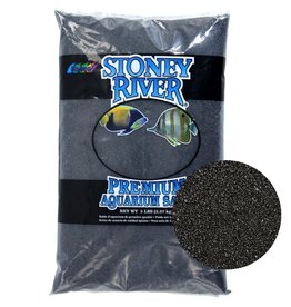 estes Estes Stoney River Premium Aquarium Sand - Black - 25 lb
