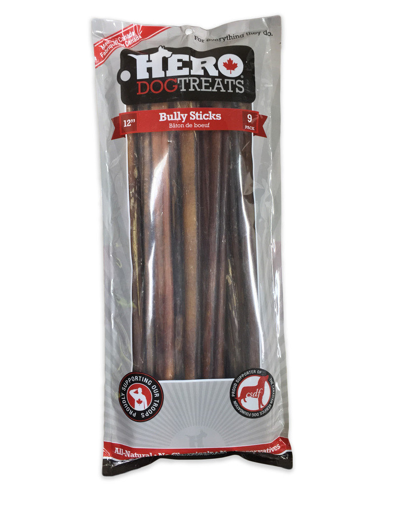 hero Hero Bully Stick 12" 9pk