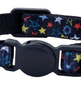 Lil Pals Li'l Pals Elastic Kitten Collar - Stars 5/16x8in