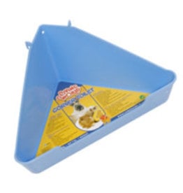 Living World Corner Toilet - Medium - Light Blue