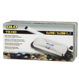 GLO T5 HO High Output Electronic Fluorescent Lighting System 2 x 24W or 2 x 39W T5 Bulbs