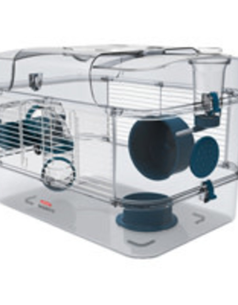 Zolux Zolux Rody3 Solo Hamster Cage - 1 Story - Blue - 16.14 x 10.62 x 11.02 in