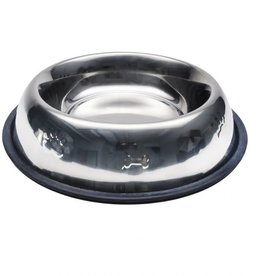 Maslow Trade Maslow Trade Non Skid Embossed Stainless Steel Bowl 16oz