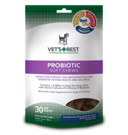 Vet's Best Vets Best Probiotic Soft Chews Dog 30pc