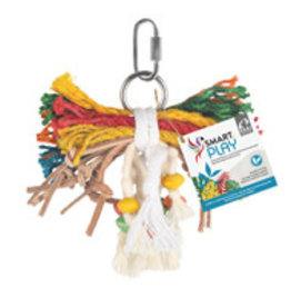 hari Hari Smart Play Enrichment Parrot Toy - Leather Kabob