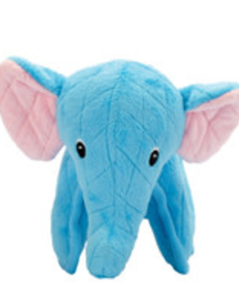Zeus Safari Dog Toys - Blue Elephant - 16.5 cm (6.5 in)