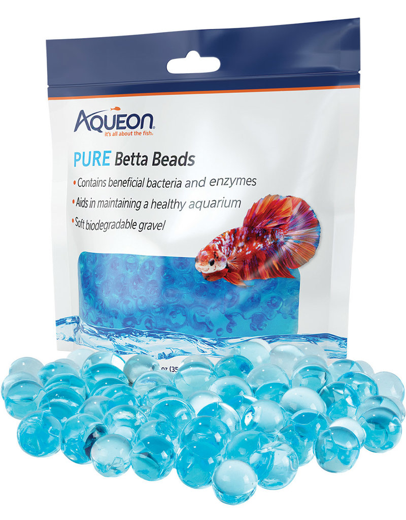 Aqueon Aqueon Pure Betta Beads - 350mL - Blue